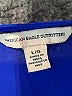 American Eagle Outfitters 100% Polyester Blue Sleeveless Blouse Size L - photo 7