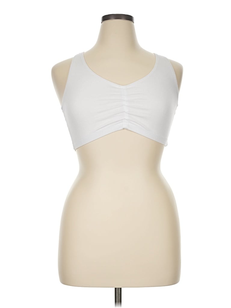 Pre-owned Assorted Brands Sports Bra In White