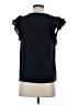 Ann Taylor Black Short Sleeve Blouse Size XXS (petite) - photo 2