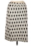Renee C. Chevron-herringbone Ivory Casual Skirt Size M - photo 1