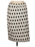 Renee C. Chevron-herringbone Ivory Casual Skirt Size M - photo 2