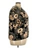 Sag Harbor 100% Rayon Floral Black Short Sleeve Blouse Size 3X - photo 4