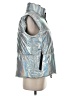 CALVIN KLEIN JEANS 100% Polyester Metallic Silver Vest Size XS - photo 4