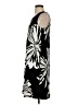 Chico's Graphic Black Casual Dress Size Sm (0) - photo 5