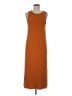 Oddi Solid Orange Casual Dress Size M - photo 1