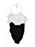 Venus Color Block Black One Piece Swimsuit Size 8 - photo 2