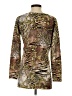 Boston Proper Animal Print Brown Long Sleeve Blouse Size S - photo 2