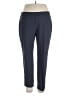 Susan Graver Solid Blue Casual Pants Size L - photo 1