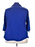 Sandra Ingrish 100% Cotton Blue 3/4 Sleeve Button-Down Shirt Size 3X - photo 2