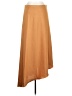 A.L.C. 100% Polyester Solid Tan Casual Skirt Size 4 - photo 1