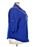 Sandra Ingrish 100% Cotton Blue 3/4 Sleeve Button-Down Shirt Size 3X - photo 4