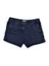 Ann Taylor LOFT Solid Blue Denim Shorts Size 0 - photo 1
