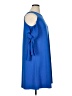 Taylor Solid Blue Casual Dress Size 14 - photo 4