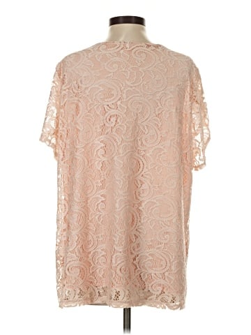 NY Collection Short Sleeve Blouse (view 2)