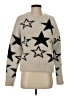 Pilcro Stars Ivory Pullover Sweater Size S - photo 1