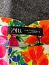 Zara Floral Orange Casual Pants Size XS - photo 7