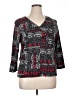 Ruby Rd. Gray 3/4 Sleeve T-Shirt Size XL - photo 1