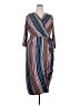 Lane Bryant Stripes Blue Casual Dress Size 18 - 20 Plus - photo 1
