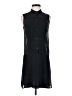 Theory Black Sleeveless Button-Down Shirt Size 2 - photo 1