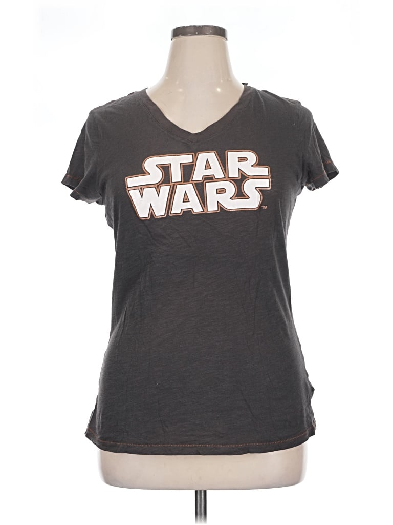 Pre-owned Star Wars Short Sleeve T-shirt In Gray