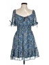 BCX Paisley Blue Casual Dress Size L - photo 1