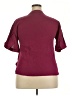 Assorted Brands Burgundy Short Sleeve Blouse Size 22 - photo 2