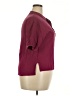 Assorted Brands Burgundy Short Sleeve Blouse Size 22 - photo 4