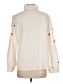 Unbranded 100% Polyester Hearts Ivory Long Sleeve Blouse Size L - photo 2