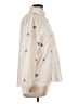 Unbranded 100% Polyester Hearts Ivory Long Sleeve Blouse Size L - photo 4