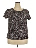 Unbranded 100% Polyester Black Short Sleeve Top Size XXL - photo 1