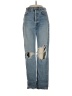 AGOLDE 100% Organic Cotton Hearts Blue Jeans Size 24 waist - photo 1