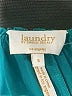 Laundry by Shelli Segal 100% Polyester Solid Teal Silk Skirt Size S - photo 3
