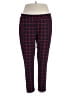 Shein Curve Plaid Red Casual Pants Size 20 Plus (4) - photo 1