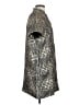THML 100% Polyester Graphic Gray Casual Dress Size S - photo 4