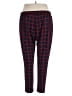 Shein Curve Plaid Red Casual Pants Size 20 Plus (4) - photo 2