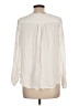 dalia 100% Rayon Ivory Long Sleeve Blouse Size L - photo 2