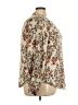 Torrid Floral Ivory Long Sleeve Blouse Size 3X Plus (3) - photo 4