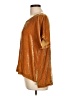 Ecote Gold Short Sleeve Blouse Size L - photo 5