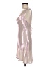 Zara Metallic Silver Cocktail Dress Size M - photo 5