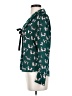 Zara Teal Long Sleeve Blouse Size XS - photo 5