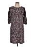 Chetta B Print Blue Casual Dress Size 10 - photo 1