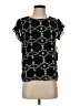 CeCe Black Short Sleeve Blouse Size XS - photo 1