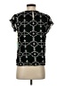 CeCe Black Short Sleeve Blouse Size XS - photo 2