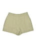 Zara Solid Green Shorts Size M - photo 1
