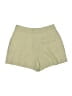 Zara Solid Green Shorts Size M - photo 2