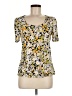 Catherine Malandrino Yellow Short Sleeve Top Size M - photo 1