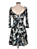 Erdem Floral Blue Cocktail Dress Size 12 - photo 2