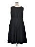 Talbots Solid Black Casual Dress Size 18 - photo 2