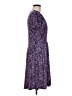 Wisp Print Purple Casual Dress Size 8 - photo 4