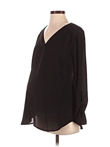 Motherhood Long Sleeve Blouse (view 1)